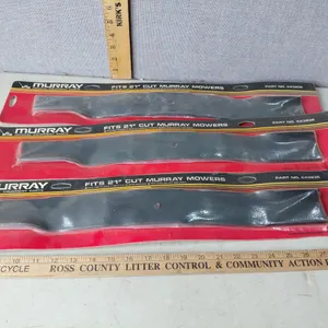 3 Ct New Murray 21" Cut Mower Blades Part #443836
