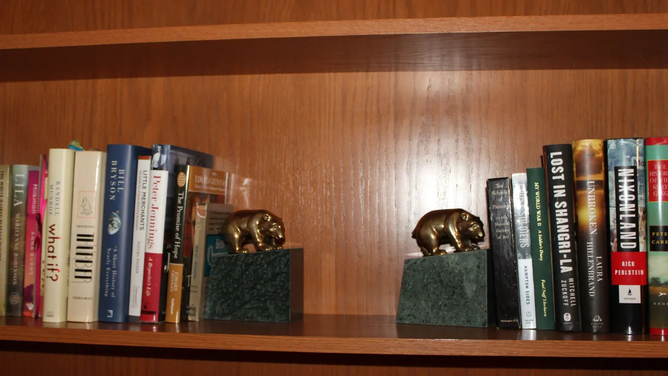 Books & Bear Bookends