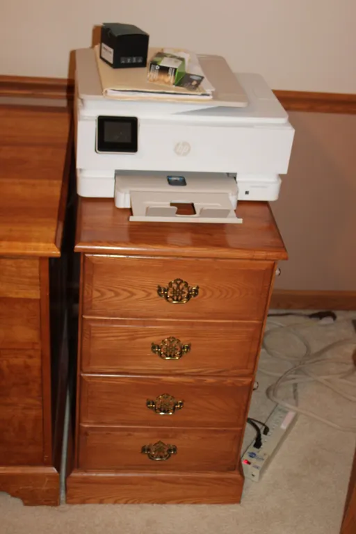 HP Printer & File Cabinet