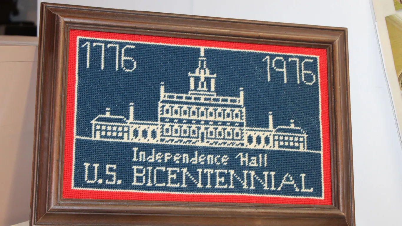 U.S. Bicentennial Needlepoint