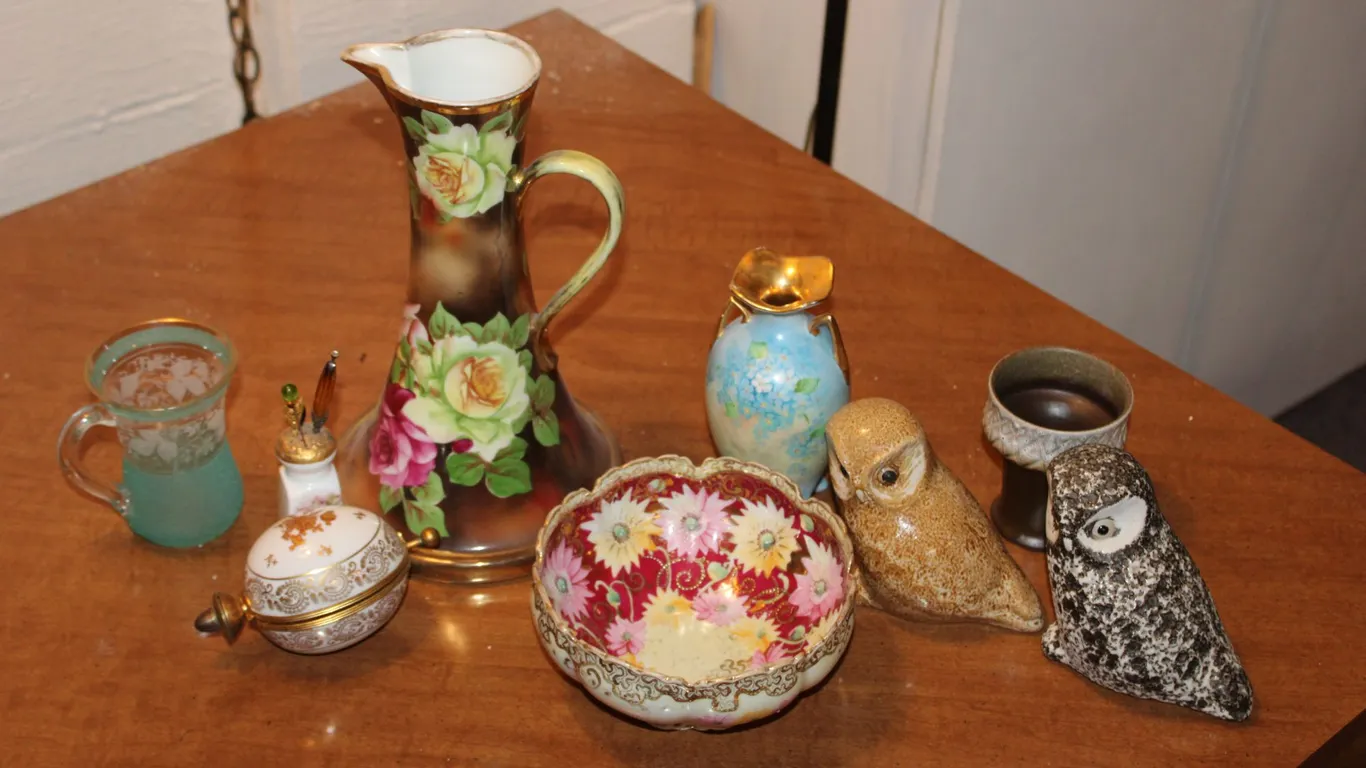 Porcelain & Owl Figurines