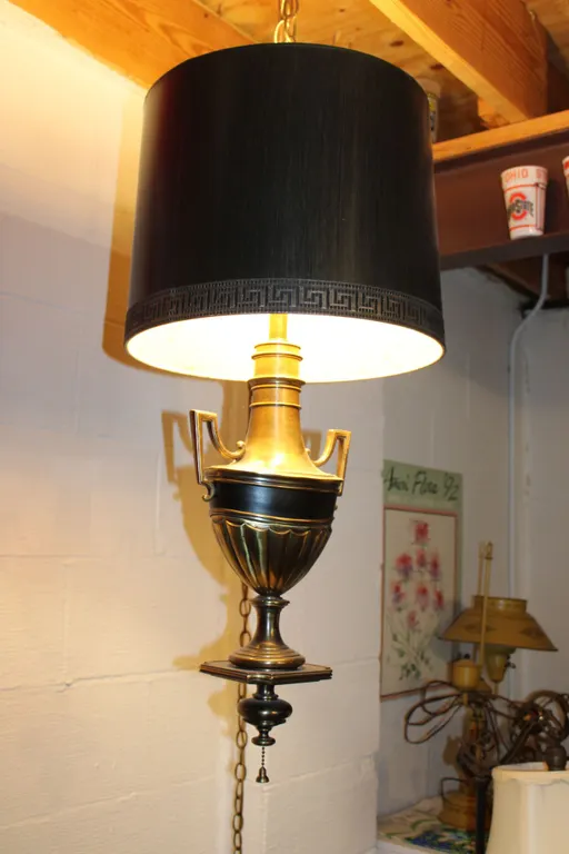 Mid-Century Swag Lamp