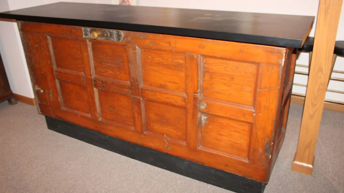 Antique Wooden Door Bar