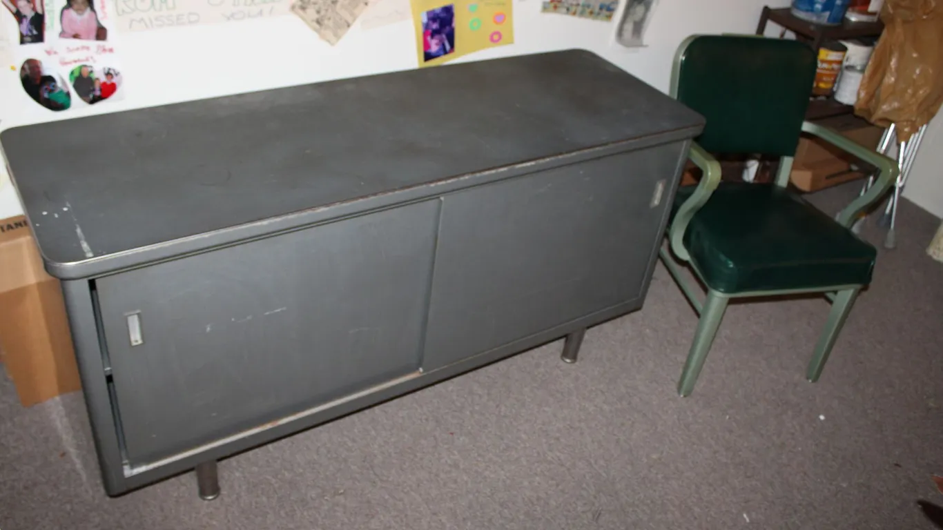 Mid-Century Office Cradenza & Chair