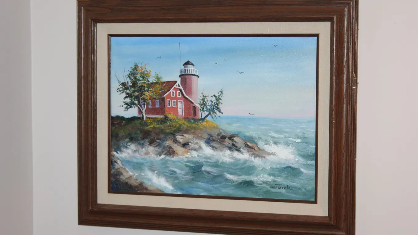 Ellen Torola Lighthouse Coastal Painting