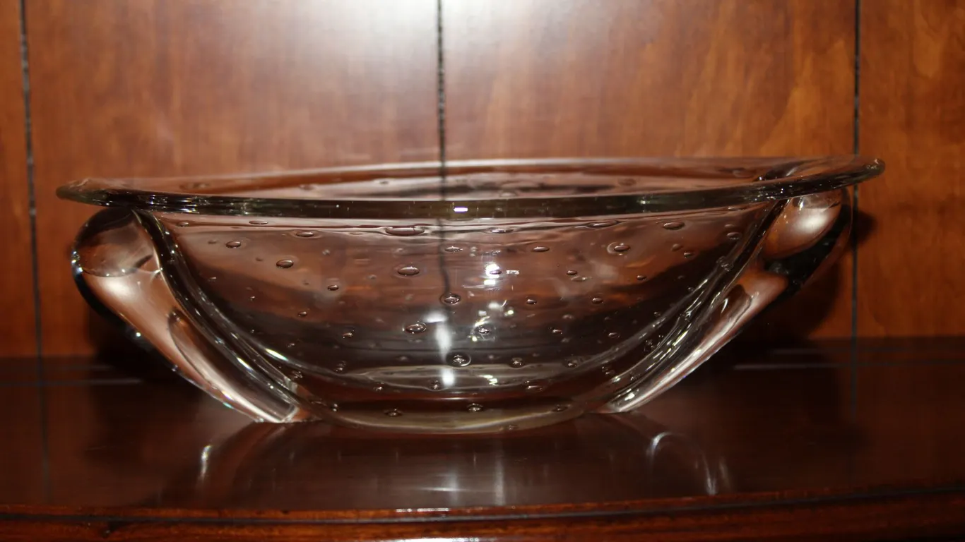 Art Glass Bubble Bowl