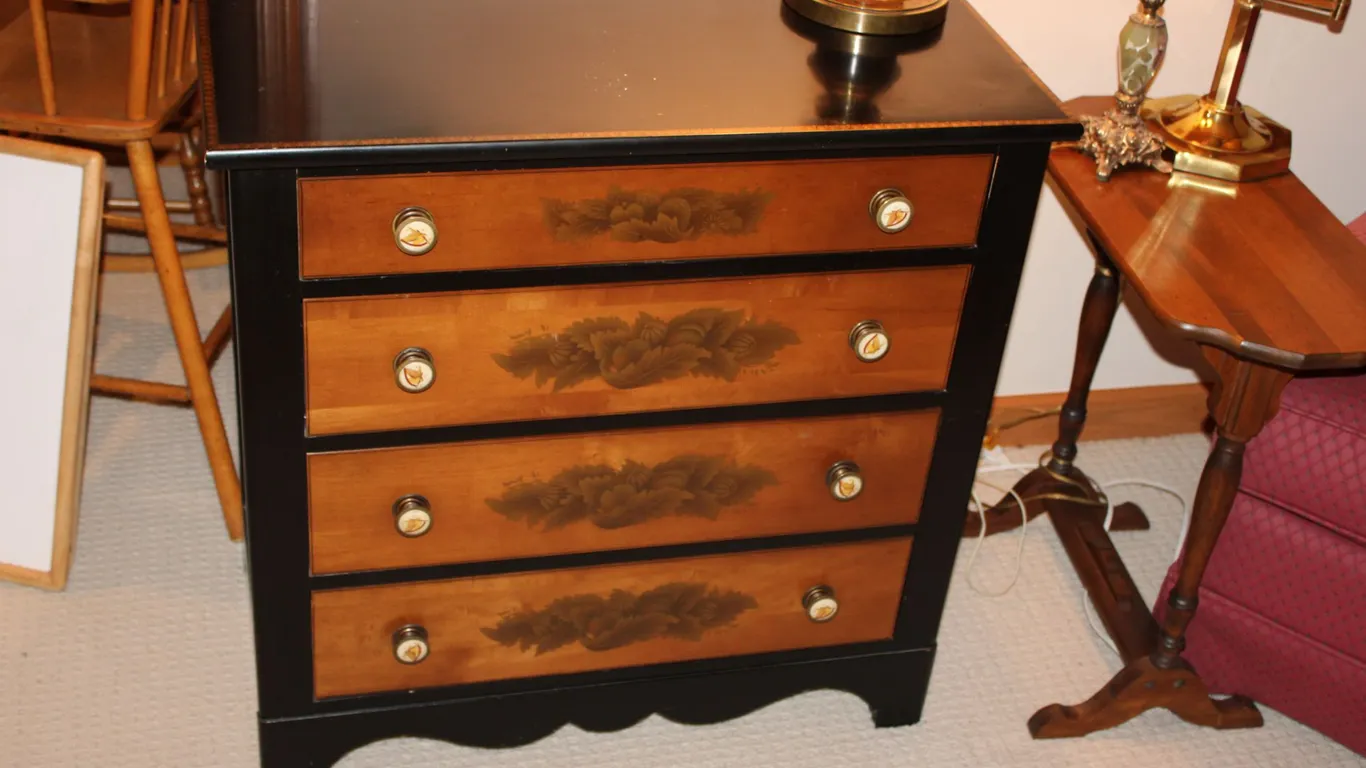 L. Hitchcock Four Drawer Chest