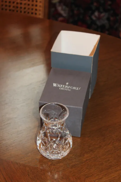 Waterford Society Crystal Bud Vase