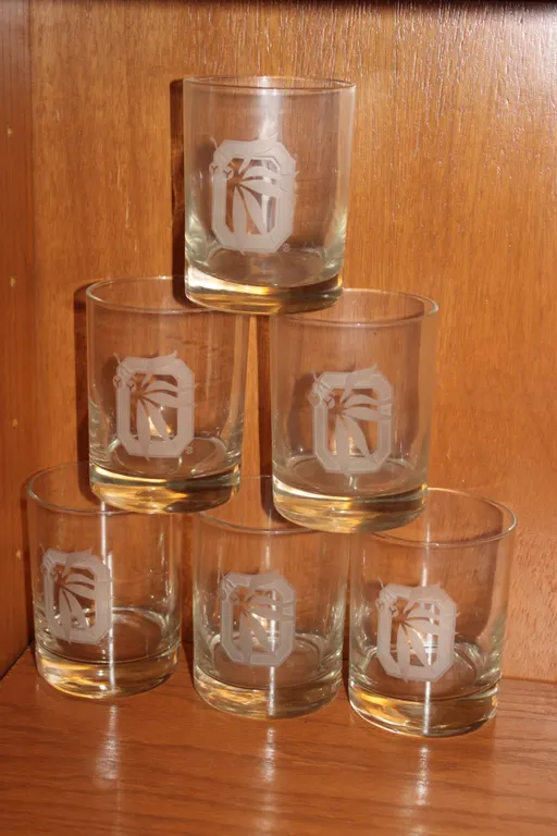 OSU Monogrammed Drinking Glasses