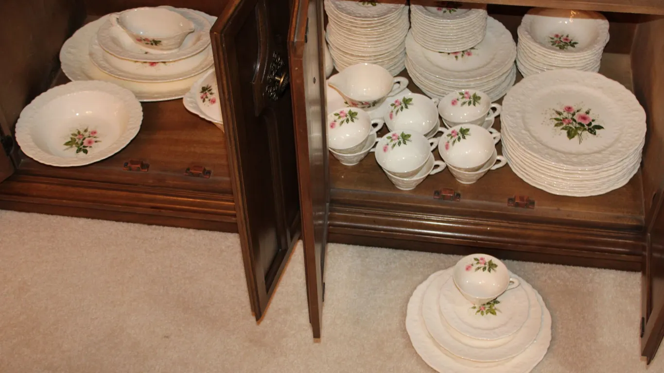Popegosser Rose Point Floral China Dinnerware