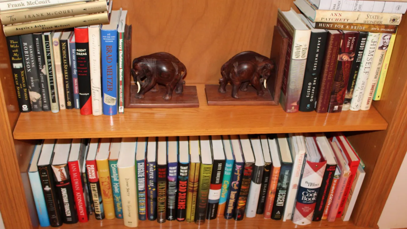 Books & Elephant Bookends