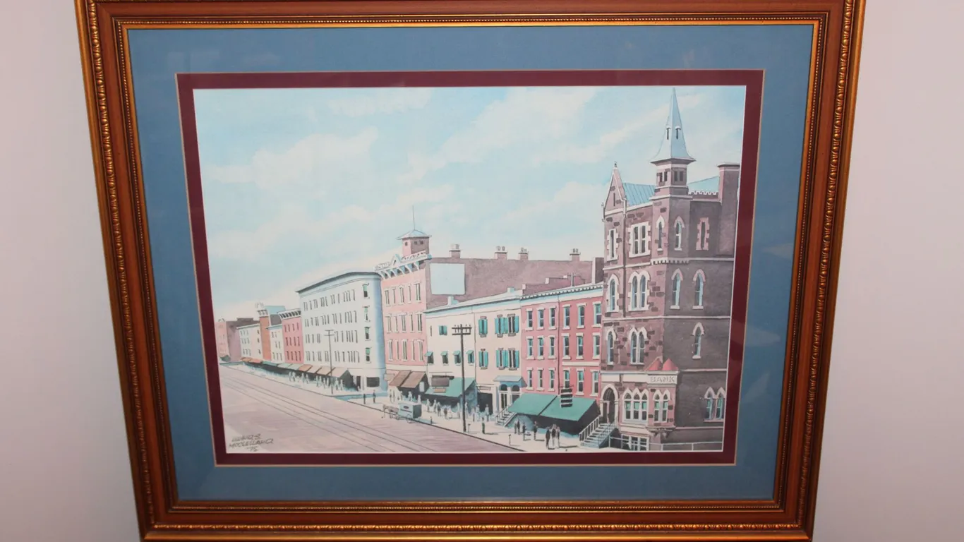 Leland S. McClelland City Street Scene Print