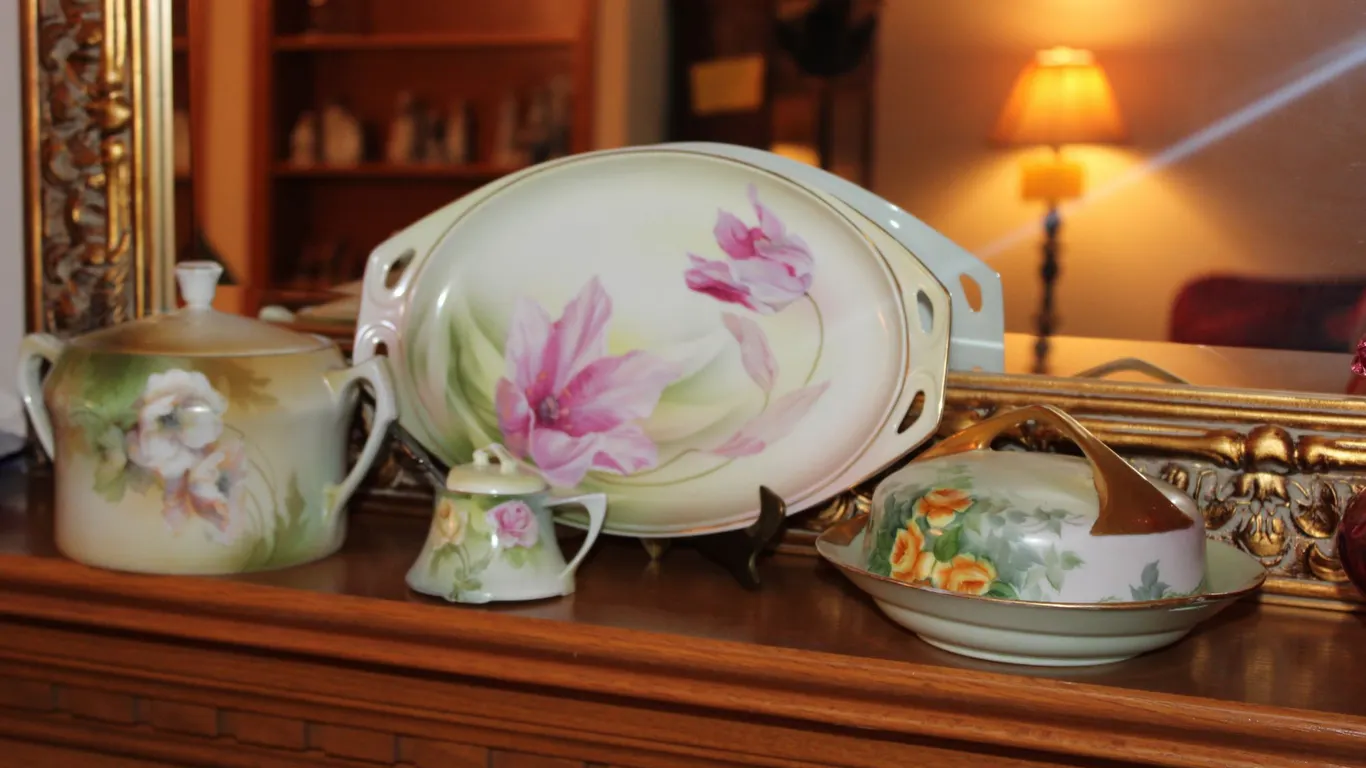 Rosenthal & German Hand Painted Floral China