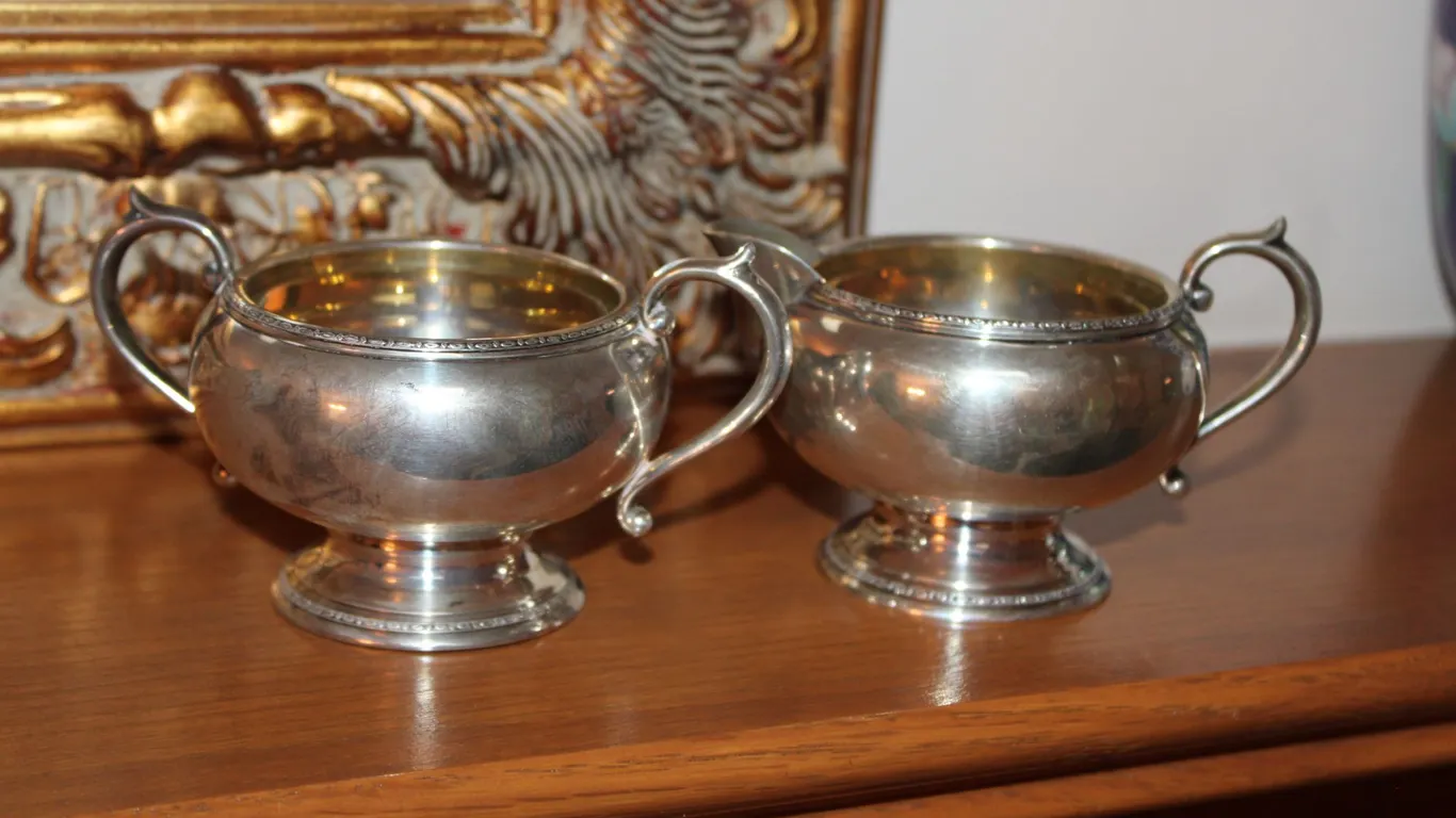 Sterling Silver Sugar & Creamer