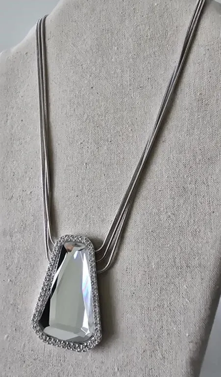 Lia sophia Mirror Pendent Necklace