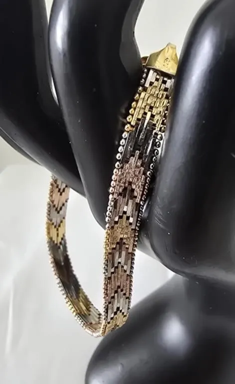 925 Sterling Italian Woven Bracelet