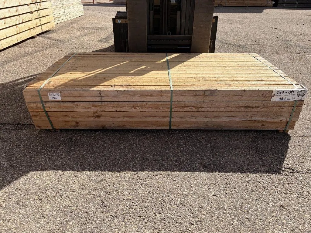 4x4x8 Douglas Fir Mill Run Rough