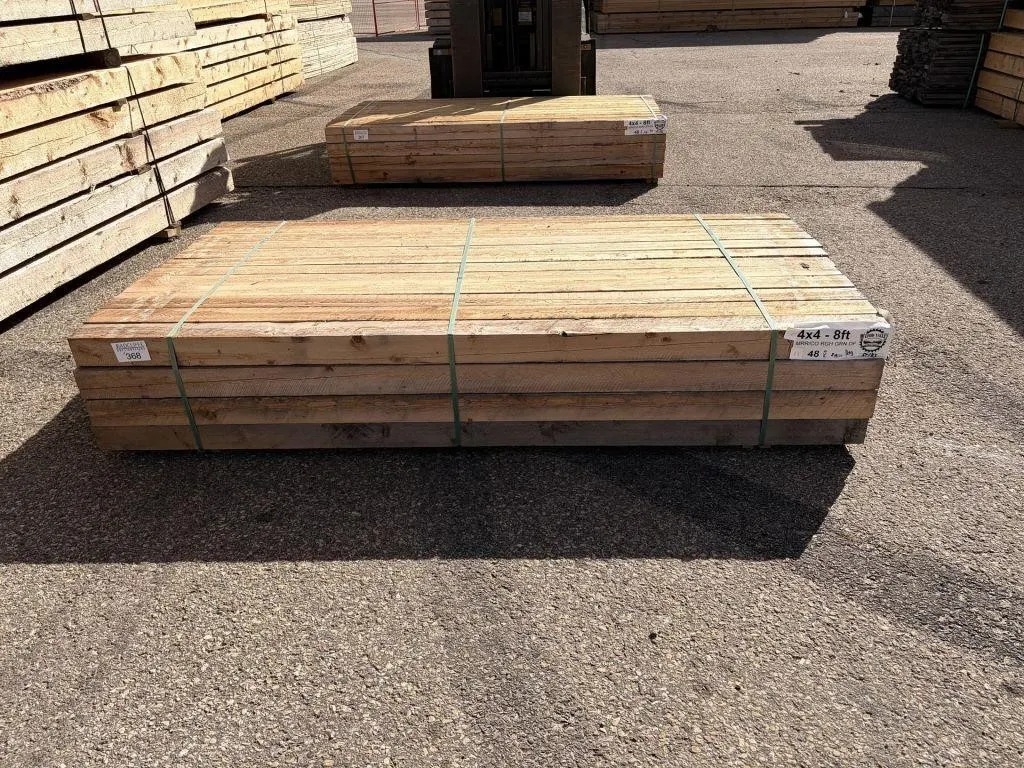 4x4x8 Douglas Fir Mill Run Rough