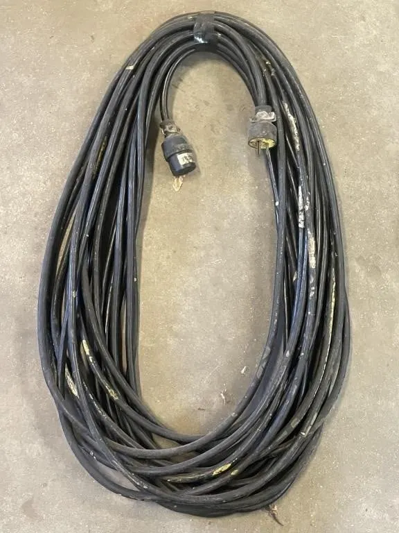 Length of extension cord.