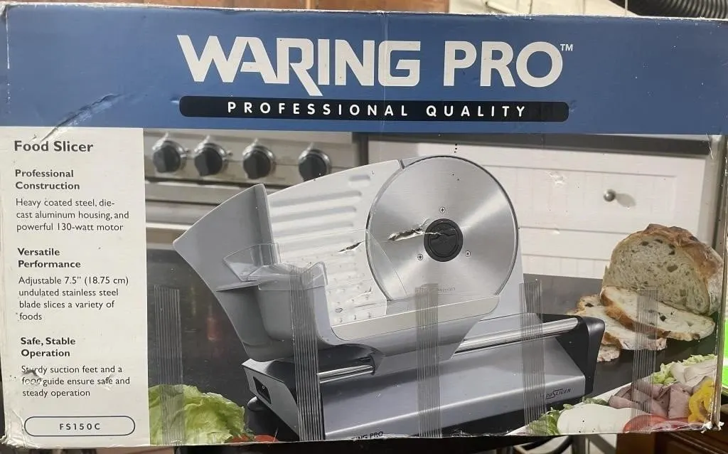 Waring Pro Quality Food Slicer. 71/2� stainless