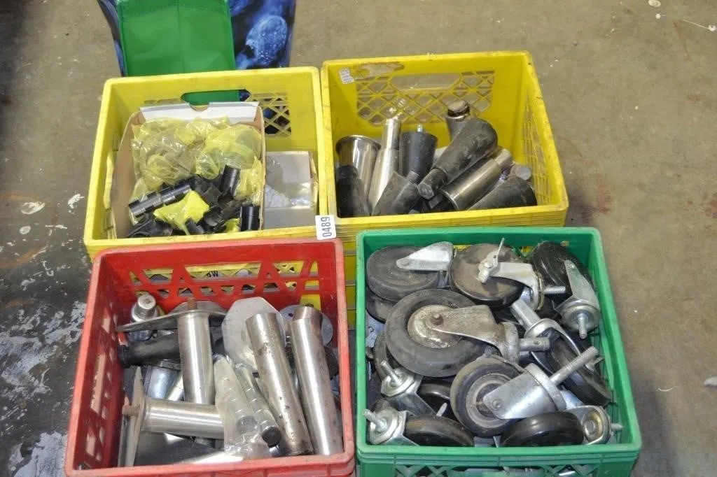legs & wheels for refridgeration / Store equipment