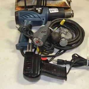 4pcs -solder gun , heat gun, dremel drill engraver