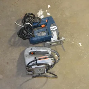 2 jigsaws and a reciprocating circular saw