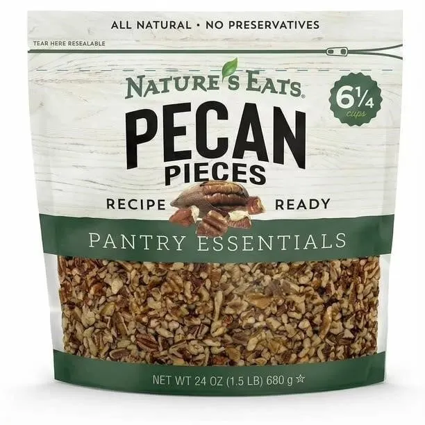 Natures Eats Pecan Pieces 24 oz