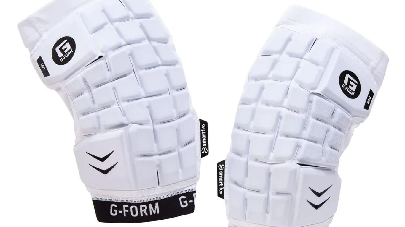 G-Form Unhinged Lacrosse Arm Pads Medium White