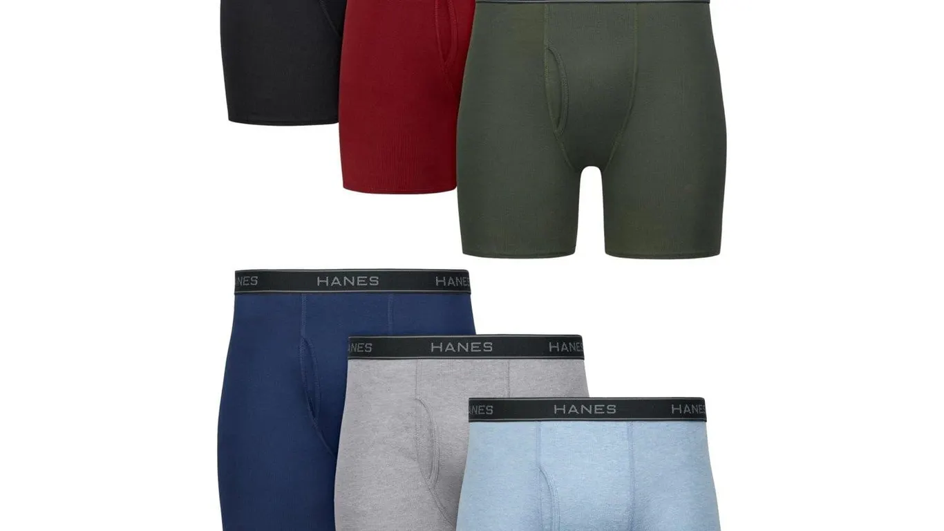 Hanes Boxer Briefs Moisture-Wicking Small 6pk