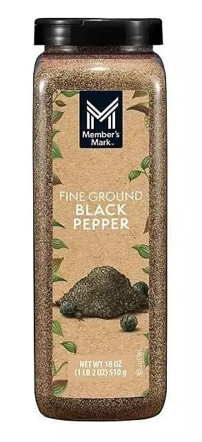 Fine Ground Black Pepper 18 Oz