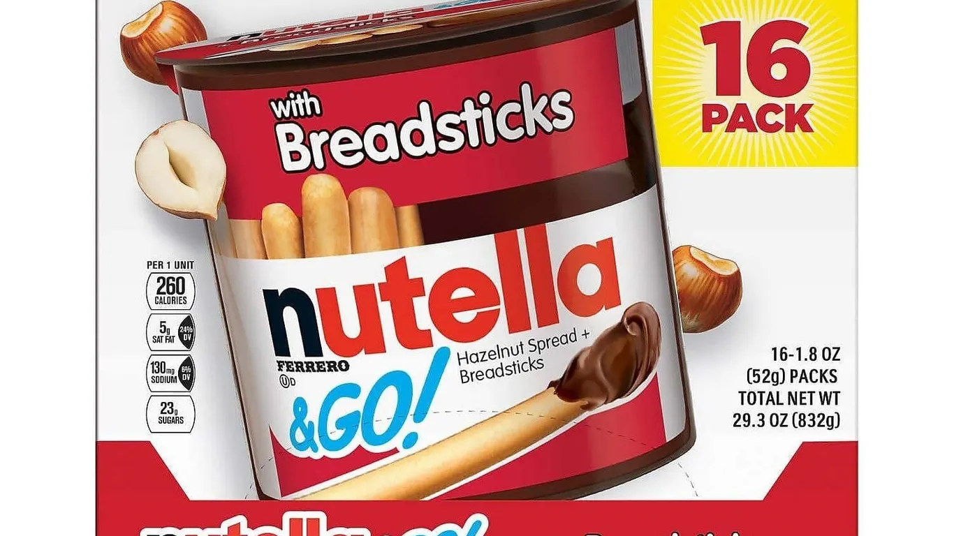 Nutella Go Hazelnut Spread With Breadsticks 16pk