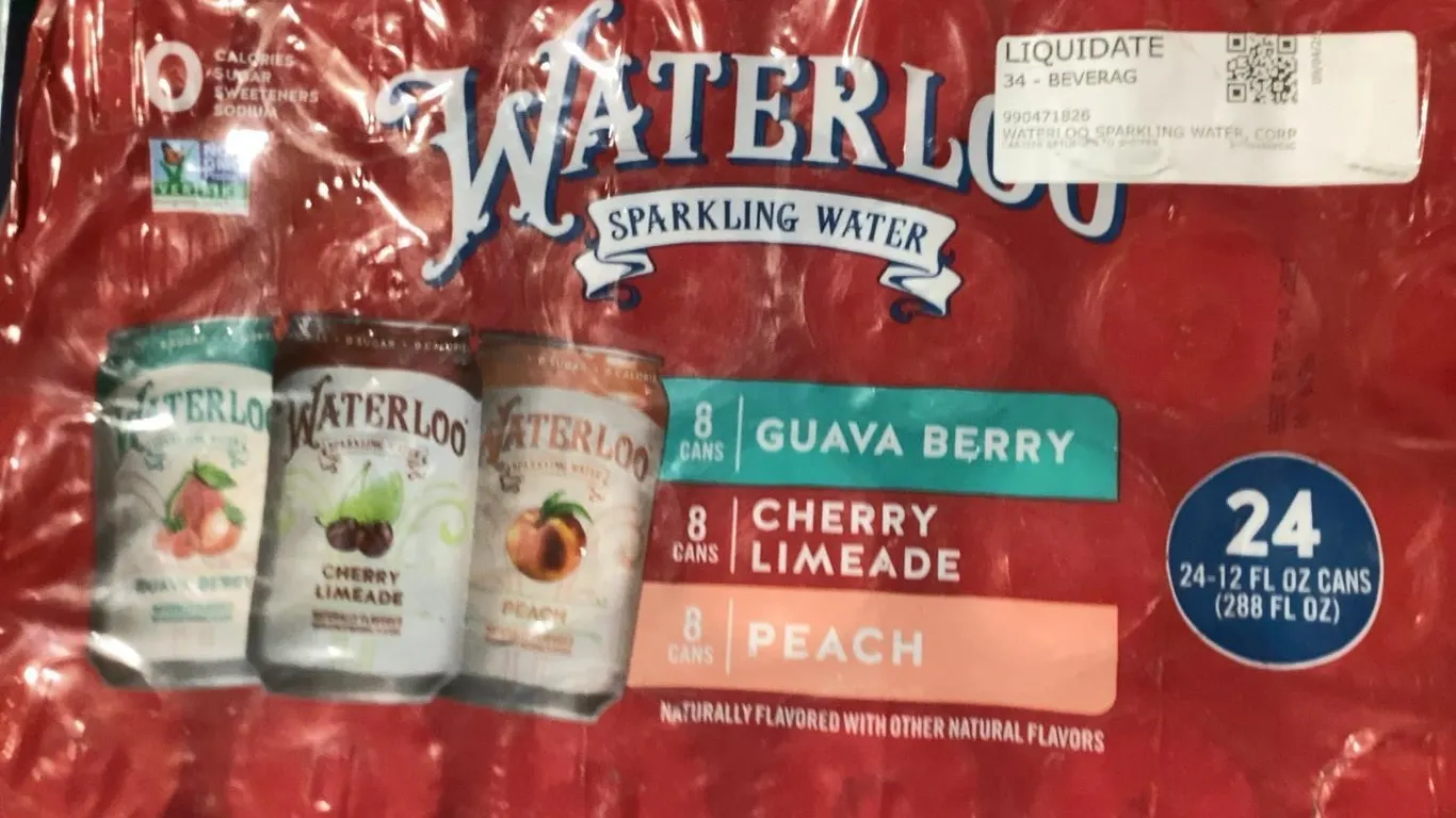 Waterloo Sparkling Water Variety Pack 12 oz 24ct