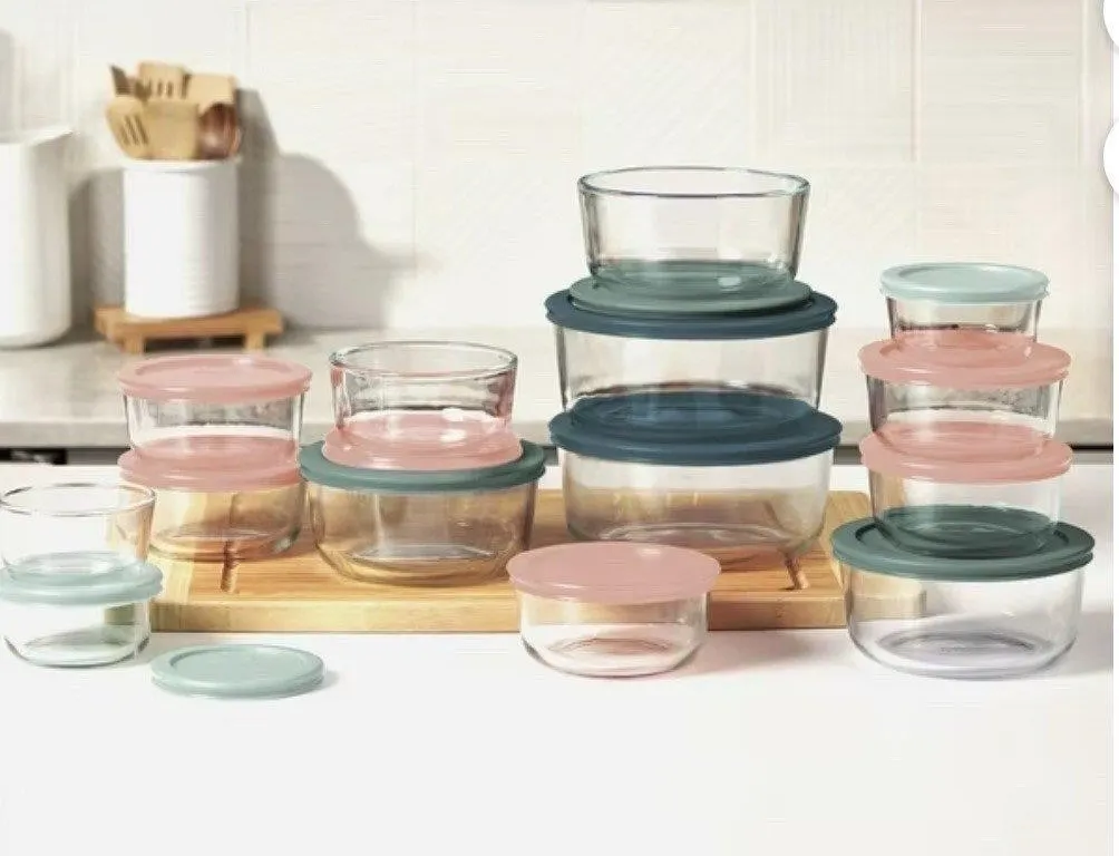 Pyrex Simply Store Glass Food Storage Set 28-Piece