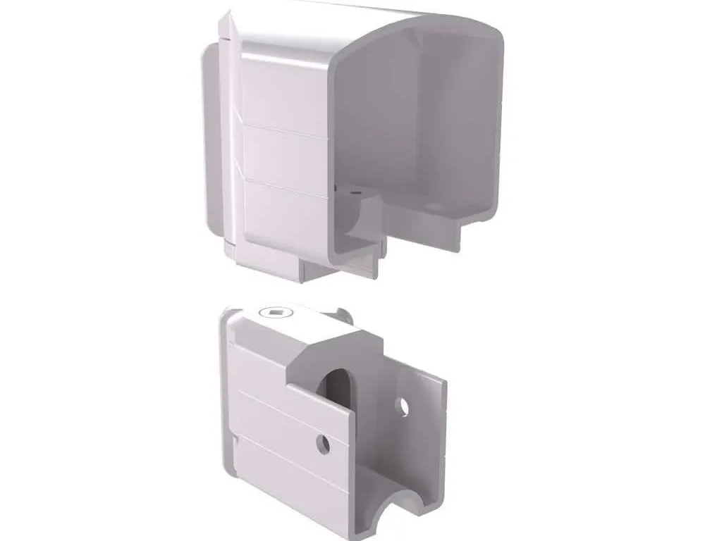 Peak 36950 Aluminum Deck Railing Angle Bracket Kit