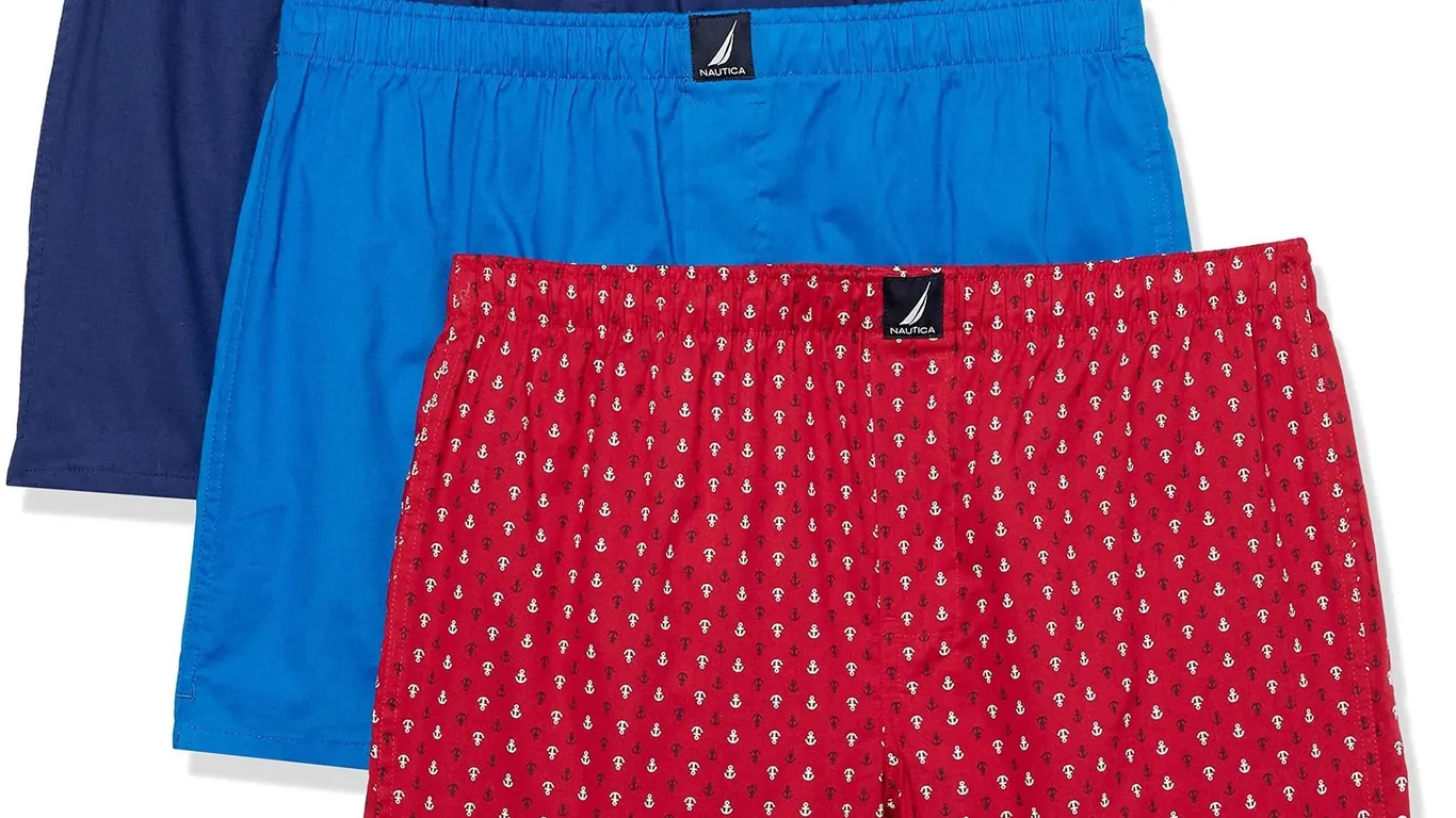 Nautica Cotton Woven Boxers Large 3pk