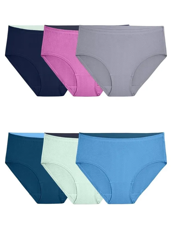 Fruit of the Loom Breathable Briefs Size 6 6pk