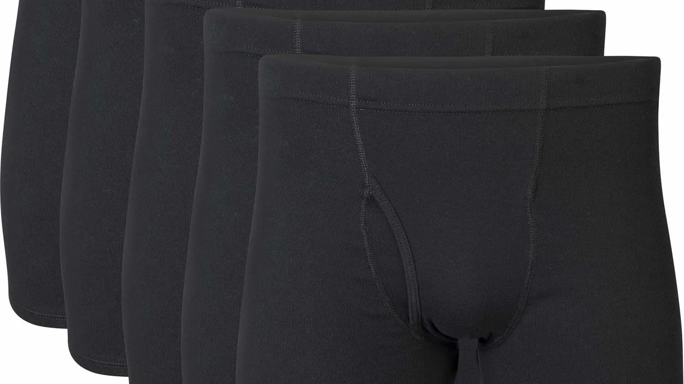 Gildan Boxer Briefs Large 5pk Black