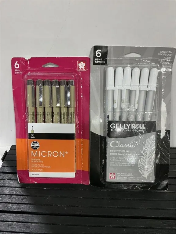 Sakura Pigma Micron 08 and Gelly Roll Pen Set