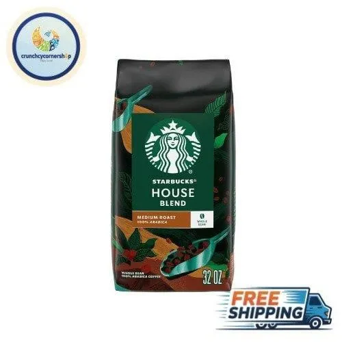 Starbucks House Blend Medium Roast Whole Bean 32oz