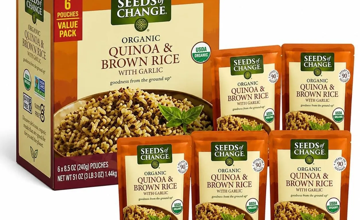 Seeds Of Change Quinoa Brown Rice 8.5oz 6pk