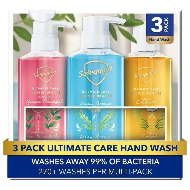 Safeguard Ultimate Care Hand Wash 15.5oz 3pk