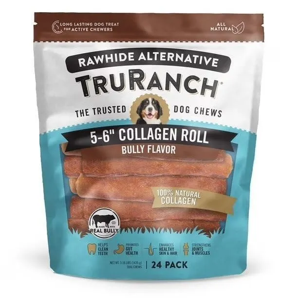 TruRanch Collagen 6 Bully Rolls 24ct