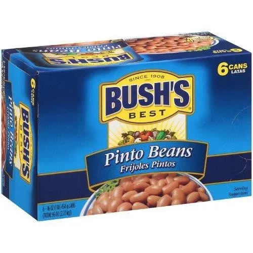 Bushs Best Pinto Beans 16 oz 6pk