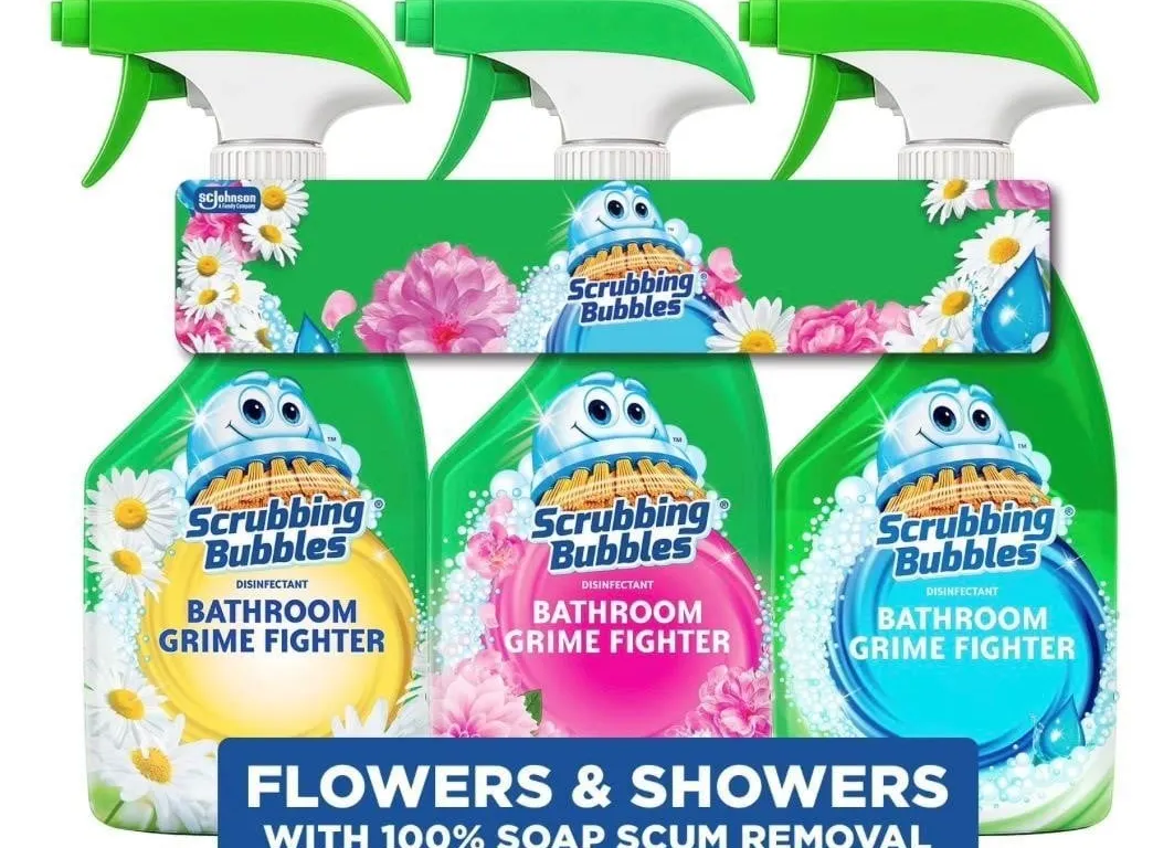 Scrubbing Bubbles Grime Fighter Spray 32oz 3pk