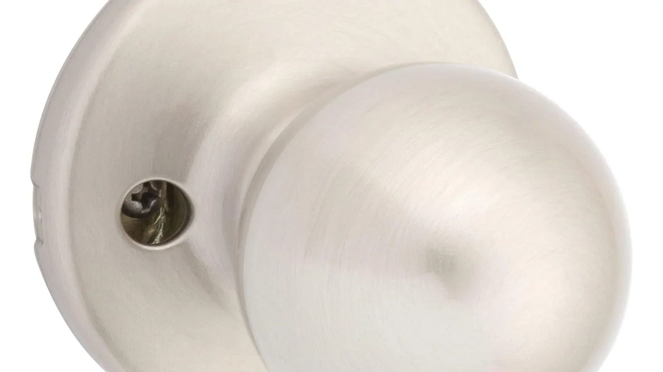 Kwikset Polo Dummy Door Knob Satin Nickel 1 Pack