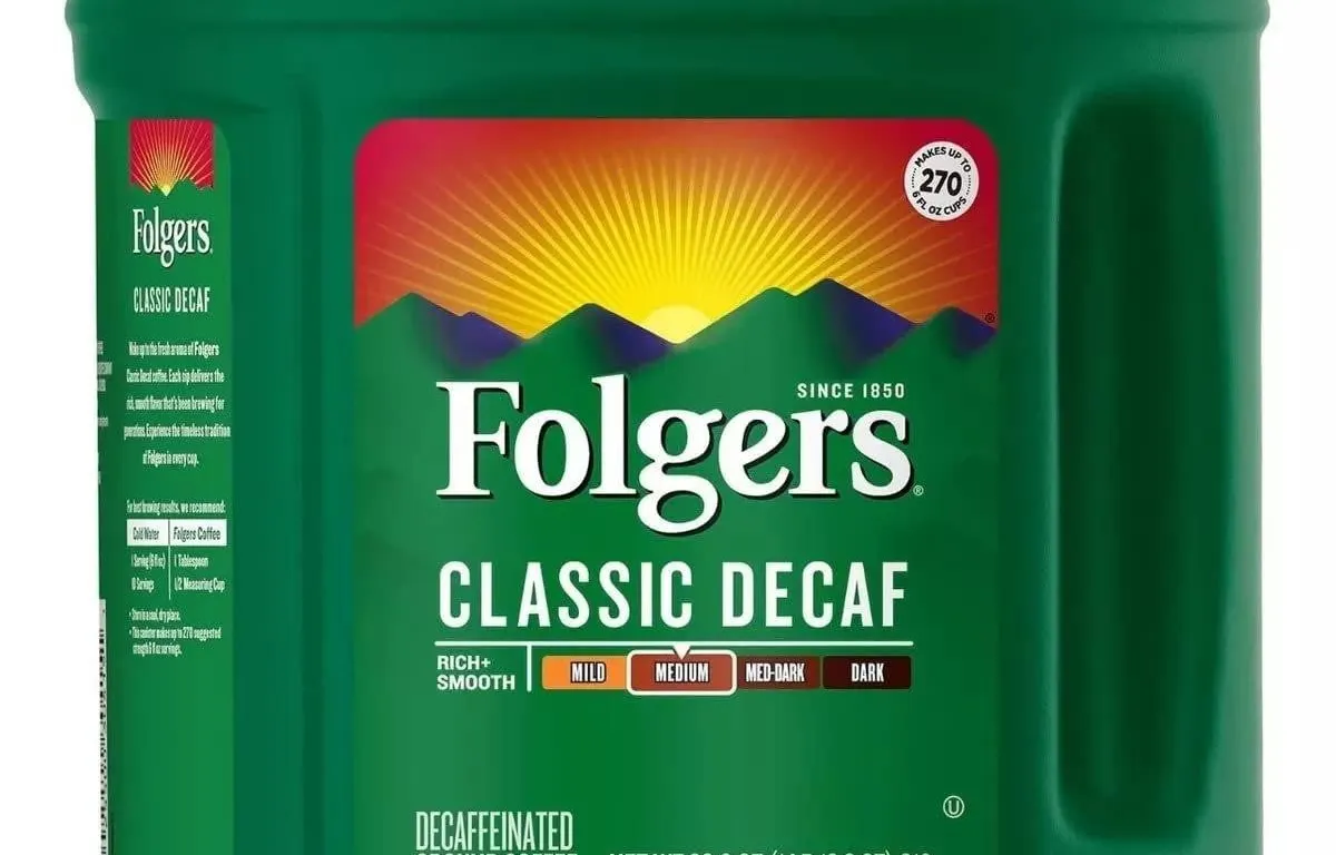 Folgers Decaf Classic Ground Coffee 28.8 oz