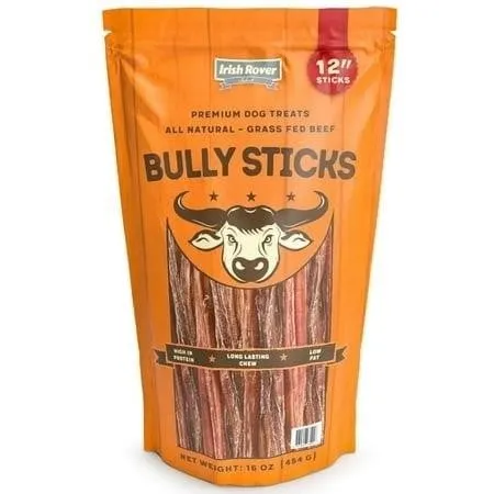 Irish Rover Beef Bully Sticks 12 Inch 16 oz