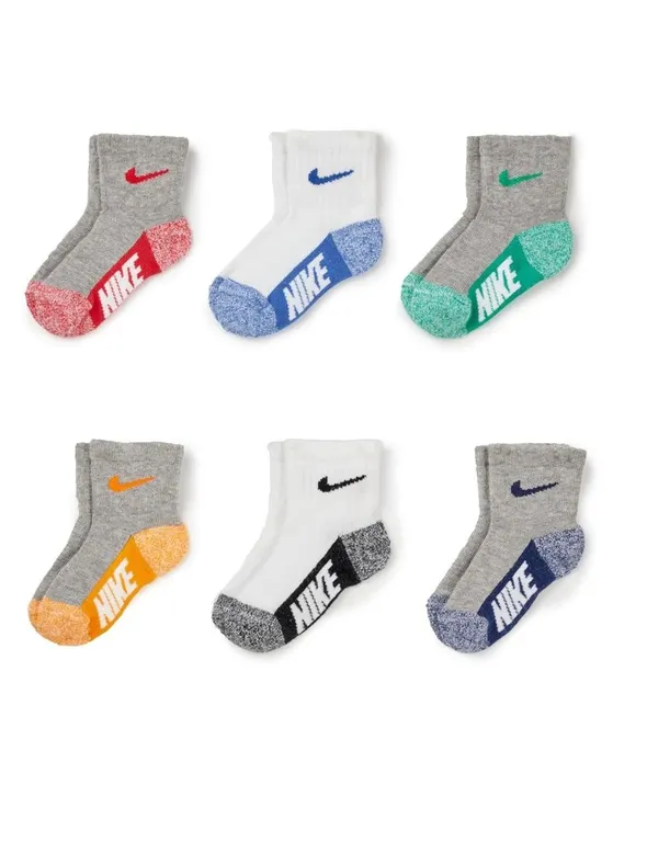 Nike Performance Ankle Socks 6-12 Months 6pk