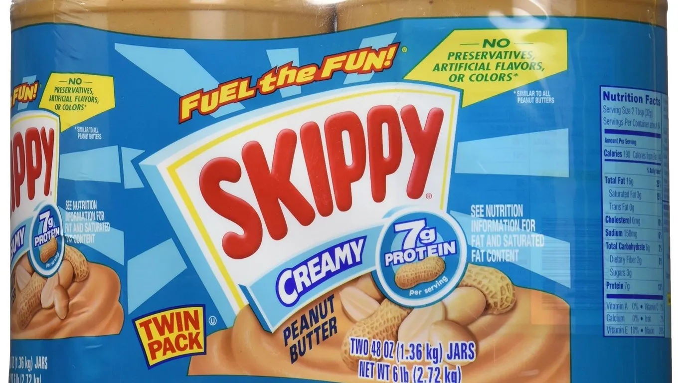 Skippy Creamy Peanut Butter 96oz 2pk